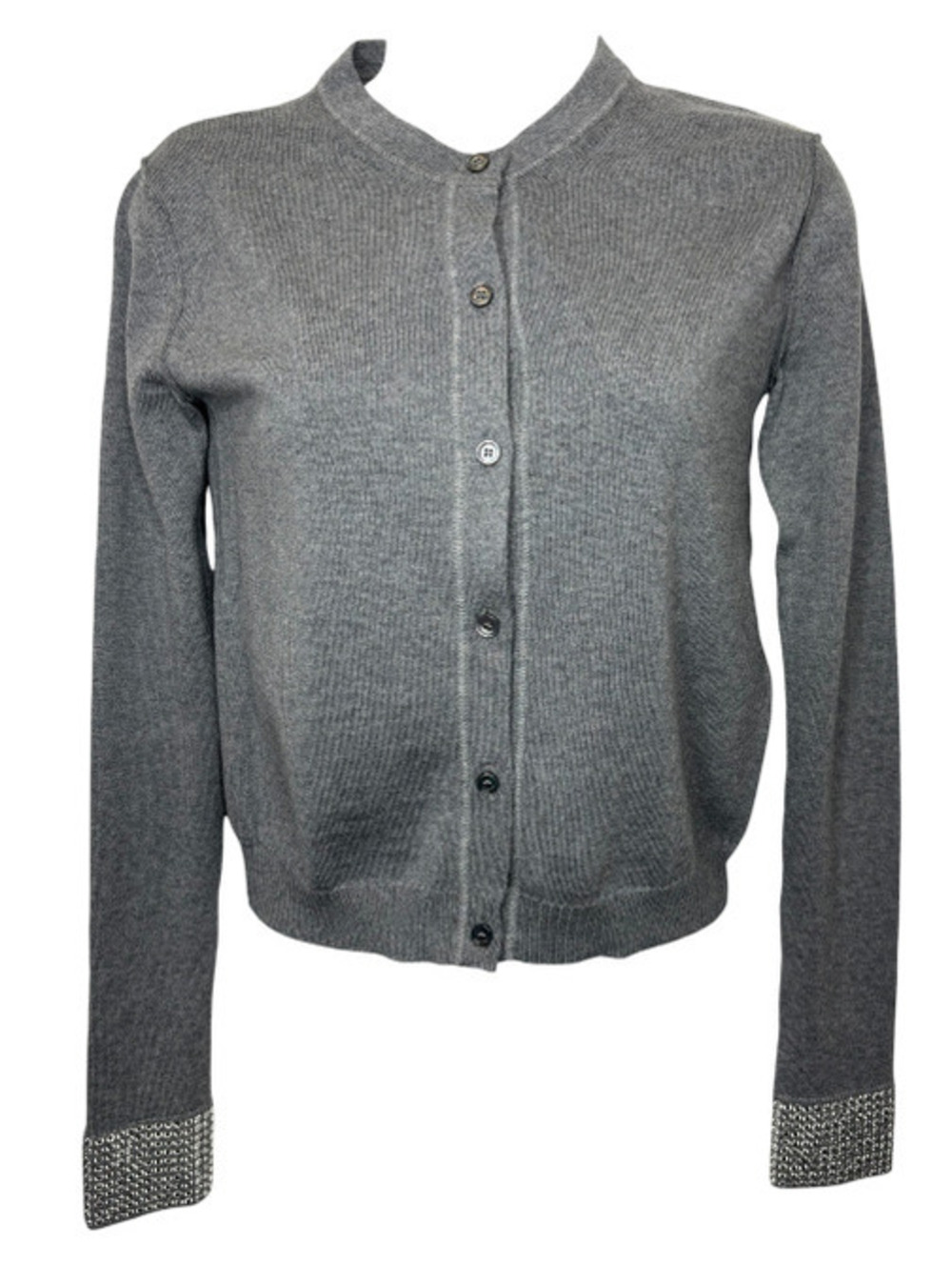 Valentino Garavani Strass Embellished Wool Cardigan